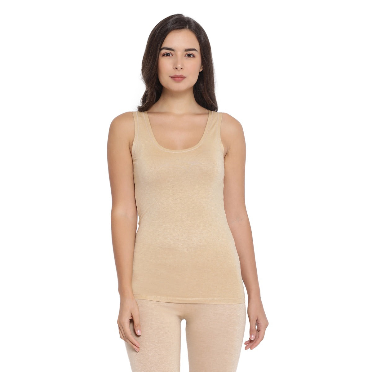Women's Microfiber Super Soft Lightweight Stretch Broad Shoulder Thermal Camisole with Staywarm Technology | MW3565