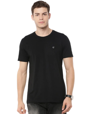 Macroman M-Series Men’s Smartz Basics T-Shirt in Cotton Rich Single Jersey Fabric, Crew Neck Half Sleeve Style | M9000HS