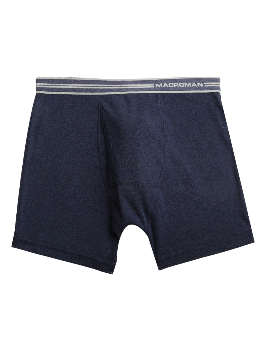 Compact Cotton Rib Solid Boxer Brief With Double Soft Waistband And Neo Fresh Finish| M572
