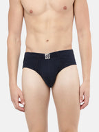Men's Briefs in Compact Cotton Fabric With Long Pouch and Anti-Microbial Finish | M521
