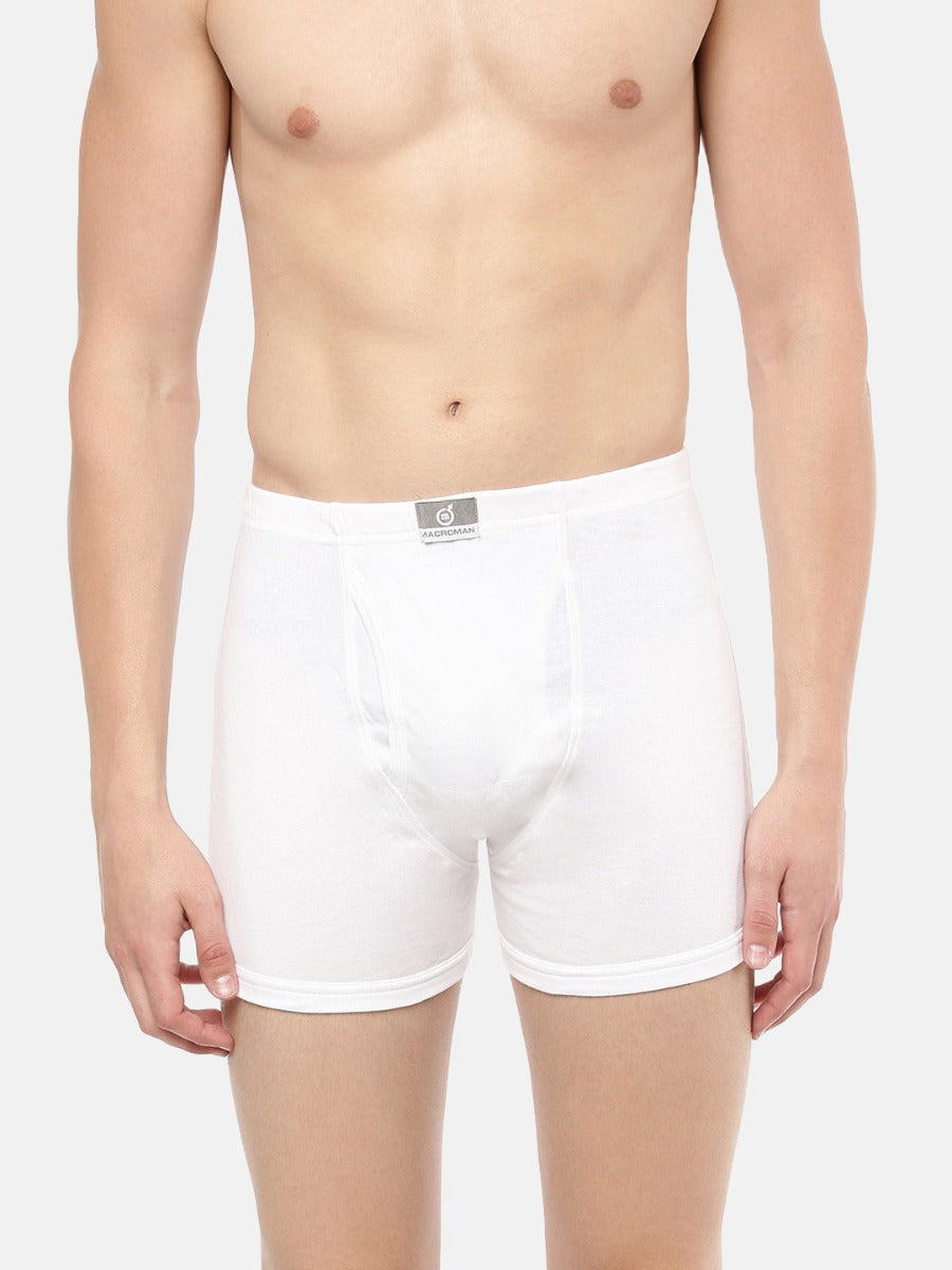 Men's Boxer Brief in Premium Compact Cotton Rib with Body-Hugging Fit and Long Pouch for Maximum Support and All-Day Freshness (Pack of 2) | M571