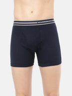Compact Cotton Rib Solid Boxer Brief With Double Soft Waistband And Neo Fresh Finish| M572