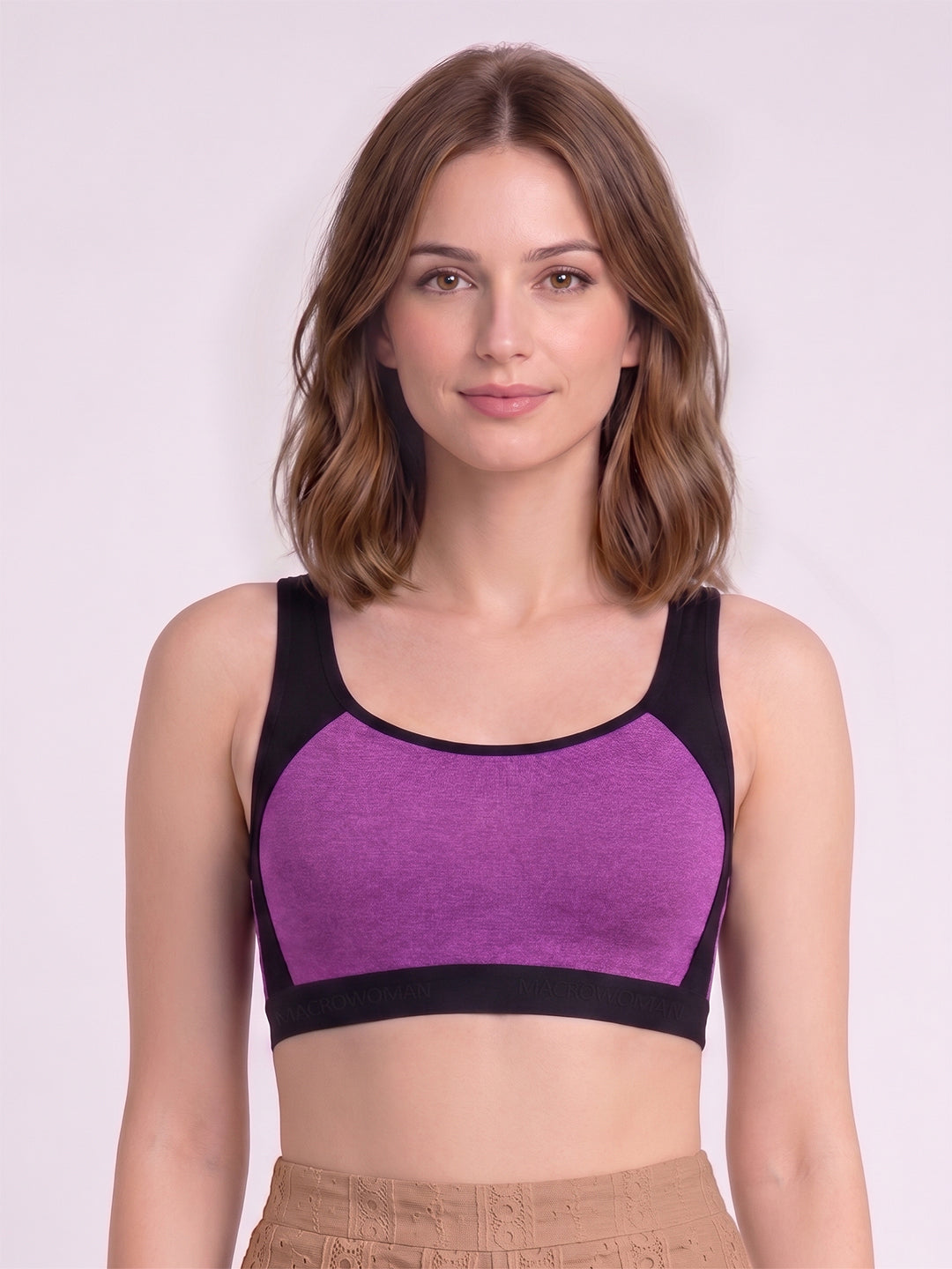 Black / Purple Melange