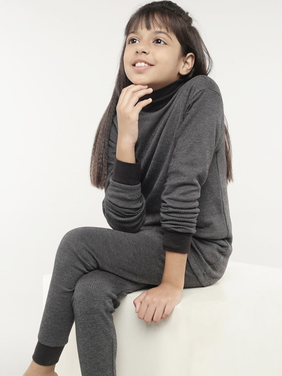 Kids Premium Thermals Hi Neck Full Sleeve | KP5003