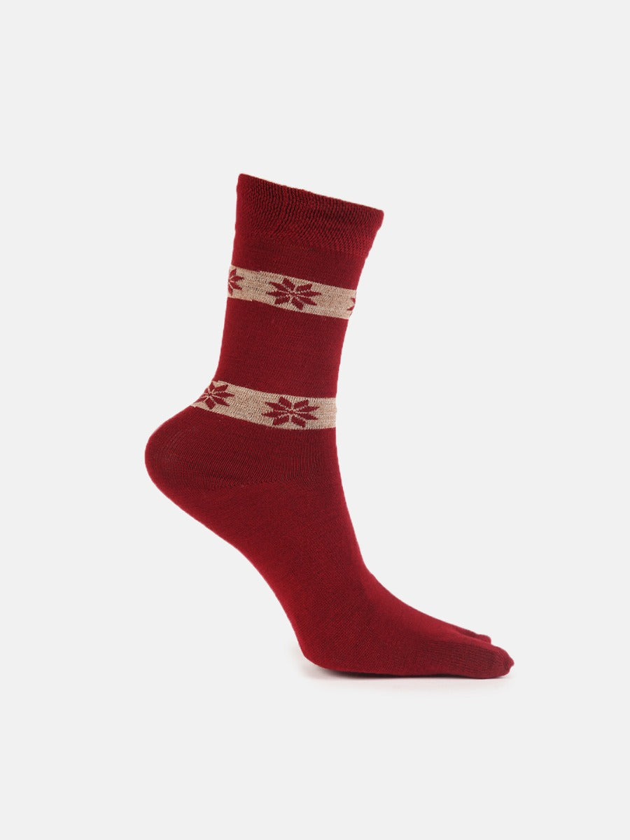 Designer Thumb Non Terry Woolen Socks