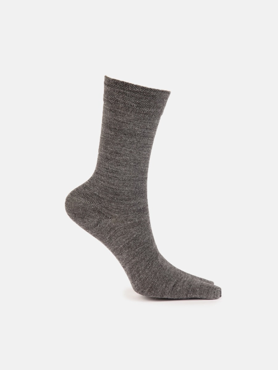 Plain Thumb Non Terry Woolen Socks | MW9700