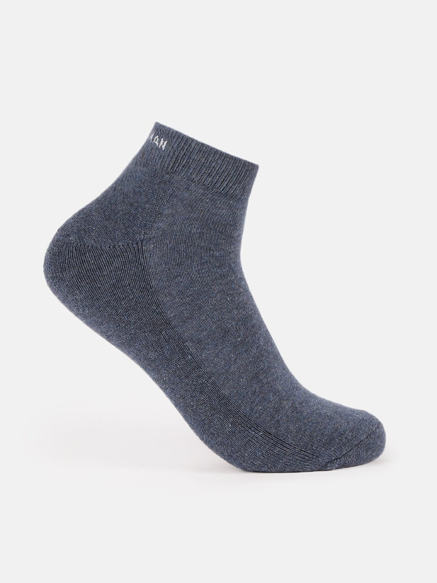 Plain Low Ankle Length Sporty Socks