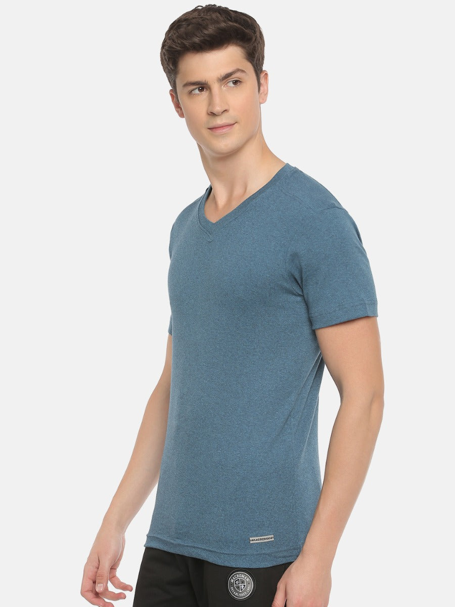 Men’s Undershirts In Combed Cotton Fabric with V-Neck, Ultra- Modern Fit Athleisure Wear for Lounge, Leisure, and Sports. | MS304
