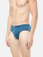 Men's Brief in Premium Compact Cotton with Classic Fit and Double Layered Pouch for Enhanced Support (Pack of 2) | M501