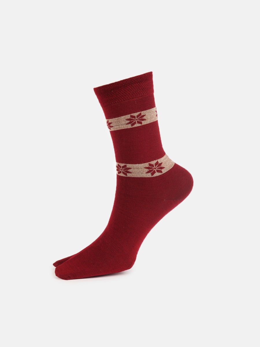 Designer Thumb Non Terry Woolen Socks
