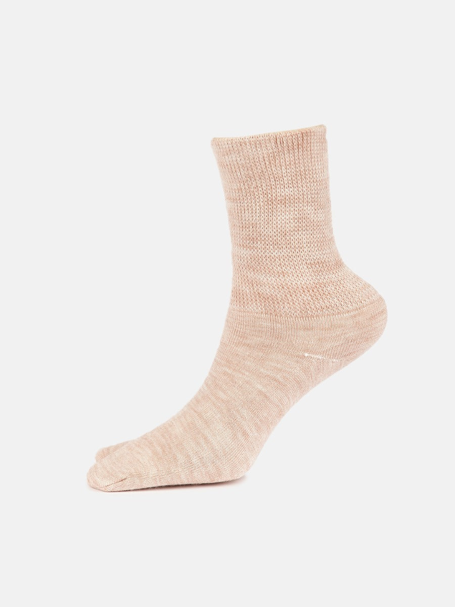 Plain Terry Thumb Woolen Socks | MW9900
