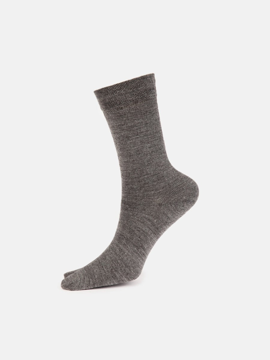 Plain Thumb Non Terry Woolen Socks | MW9700