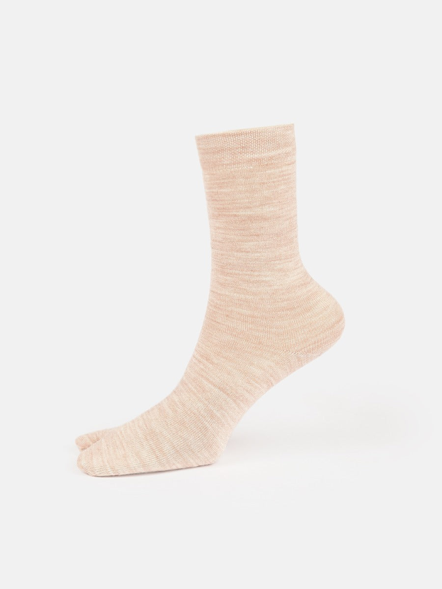 Plain Thumb Non Terry Woolen Socks | MW9700