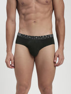 Men’s Cotton Spandex Mini Brief – Contour Pouch, Stretch Waistband | M591