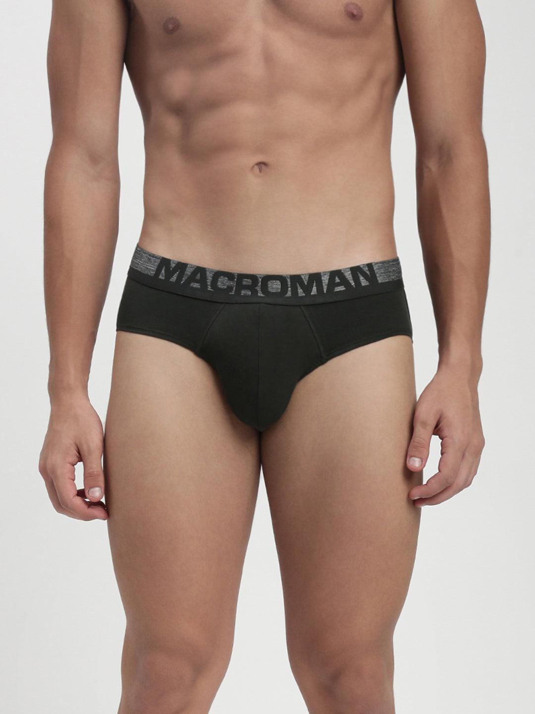 Men’s Cotton Spandex Mini Brief – Contour Pouch, Stretch Waistband | M591