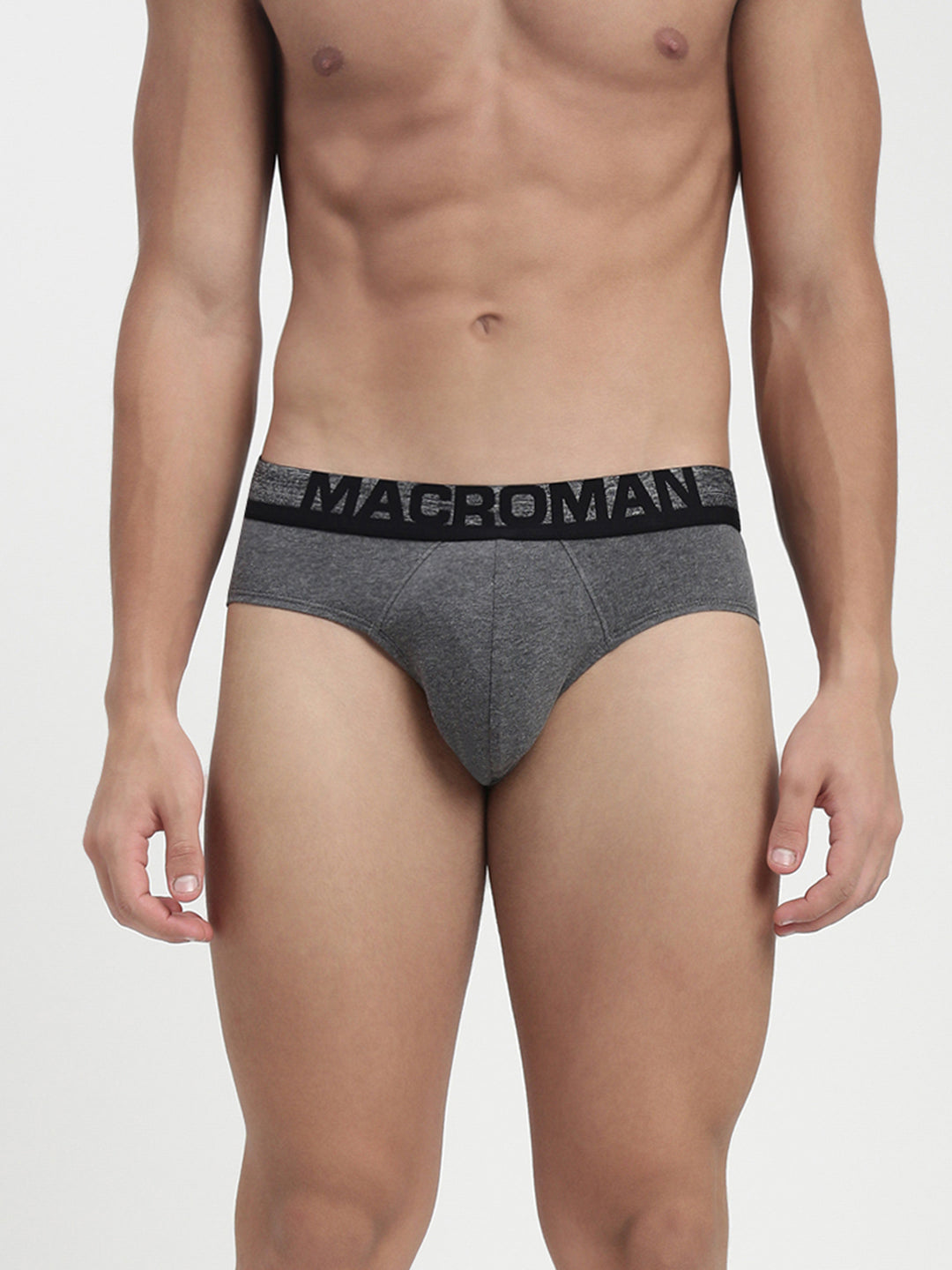 Men’s Cotton Spandex Mini Brief – Contour Pouch, Stretch Waistband | M591