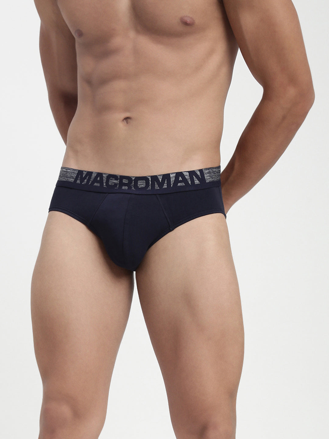 Men’s Cotton Spandex Mini Brief – Contour Pouch, Stretch Waistband | M591