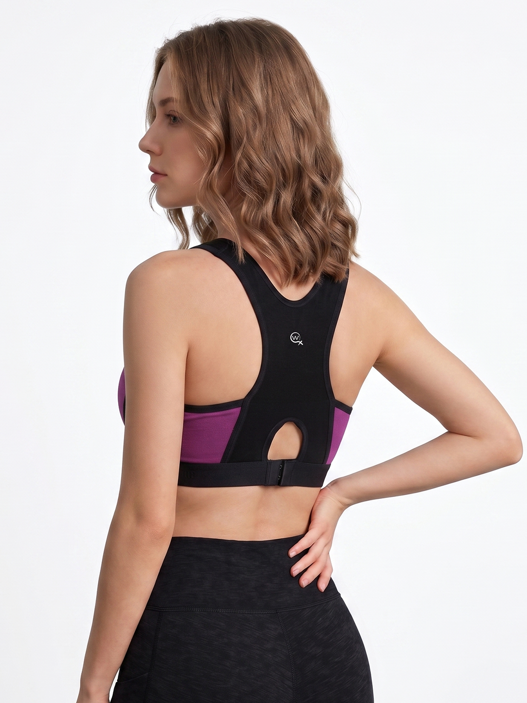 Black / Purple Melange