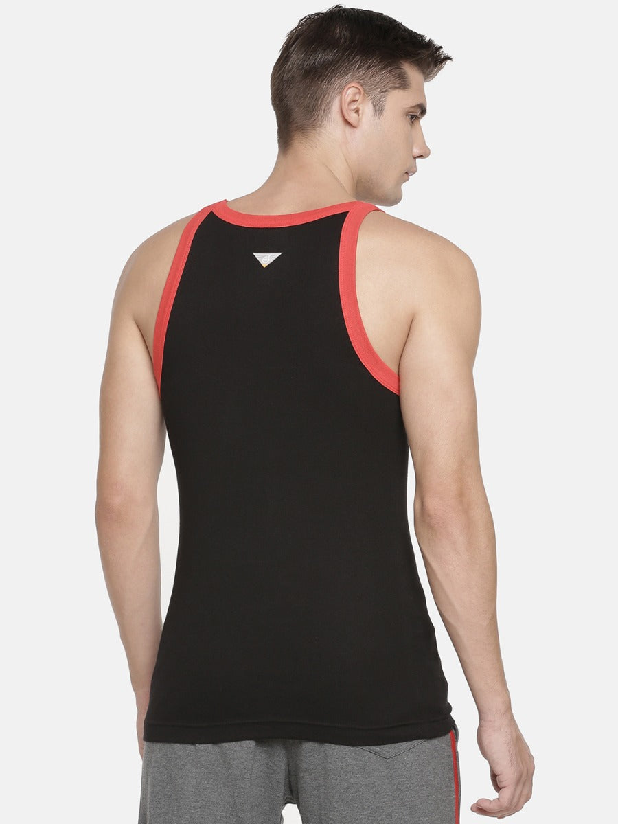 Men's Active Sports Vests Combed Cotton Fabric with Square Shaped Neckline for Modern and Sporty look | MS902