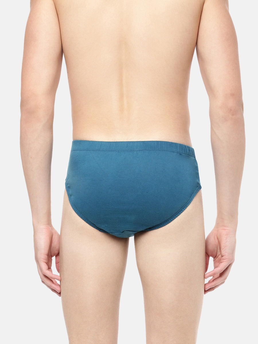 Men's Brief in Premium Compact Cotton with Classic Fit and Double Layered Pouch for Enhanced Support (Pack of 2) | M501