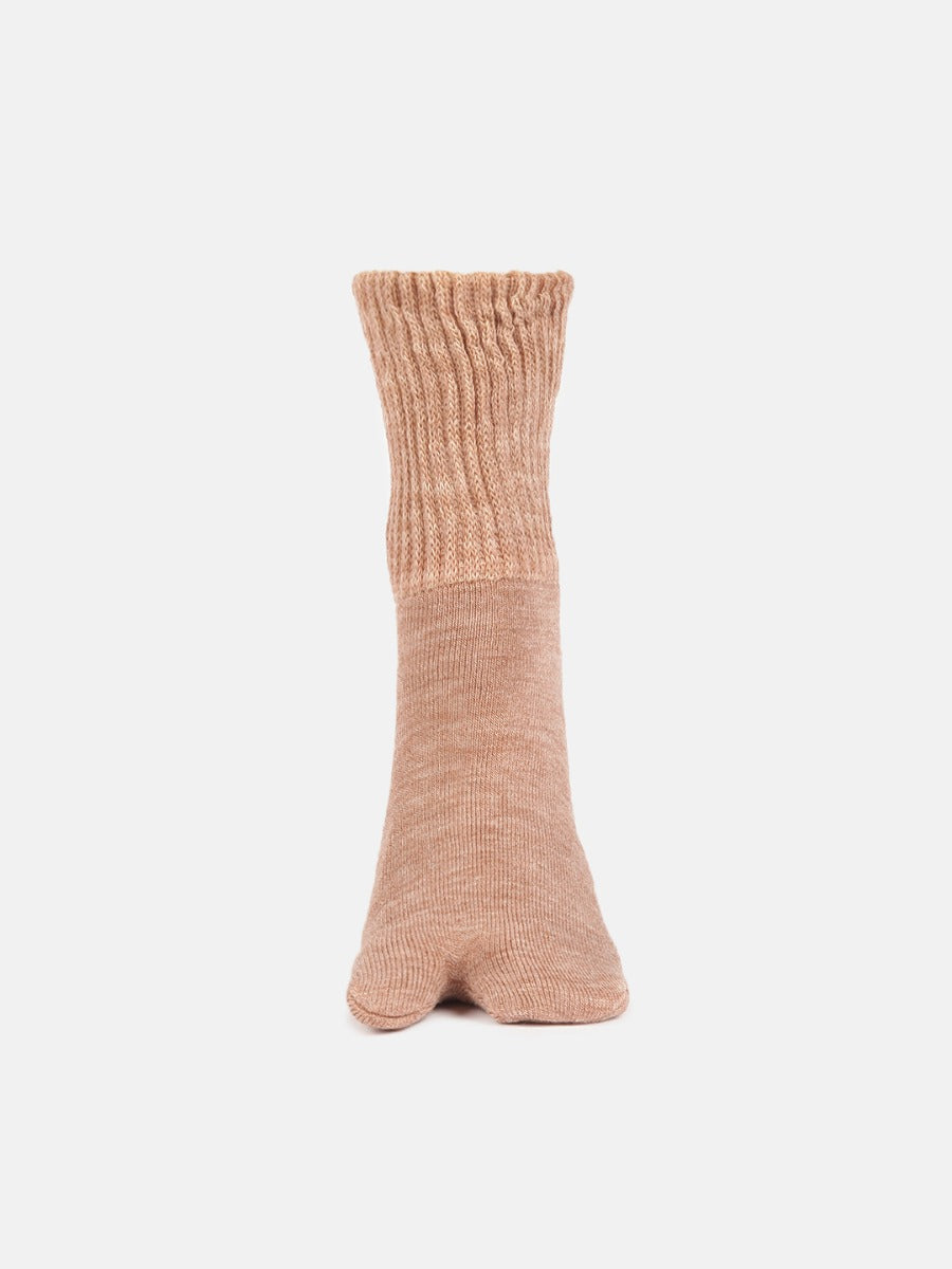 Plain Terry Thumb Woolen Socks | MW9900