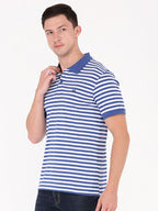 Denim Melange/White