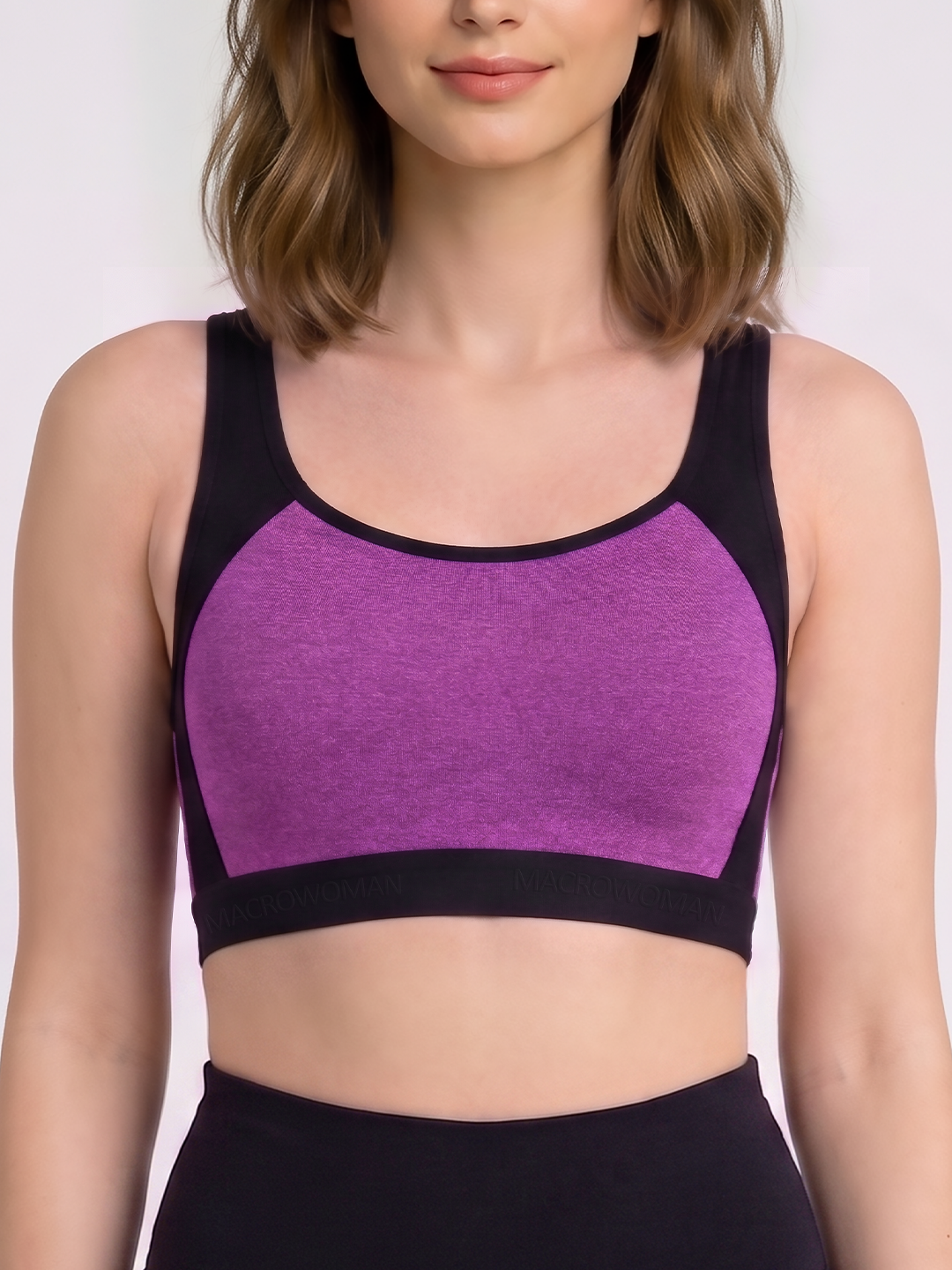 Black / Purple Melange