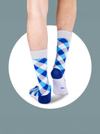 Socks Sutra Men’s Crew/Calf Length Socks (Pack of 3) | Cotton Spandex, Stretch-Fit, Reinforced Heel & Toe | MM3034