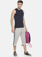 Men's Sleeveless Undershirt in Premium Cotton Rich Fabric with Round Neck, Modern Fit and Stylish Shades | MS231