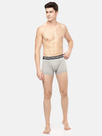 Men's Trunks in Premium Compact Cotton with Body-Hugging Fit and Lycra Detailing for Superior Support | M581