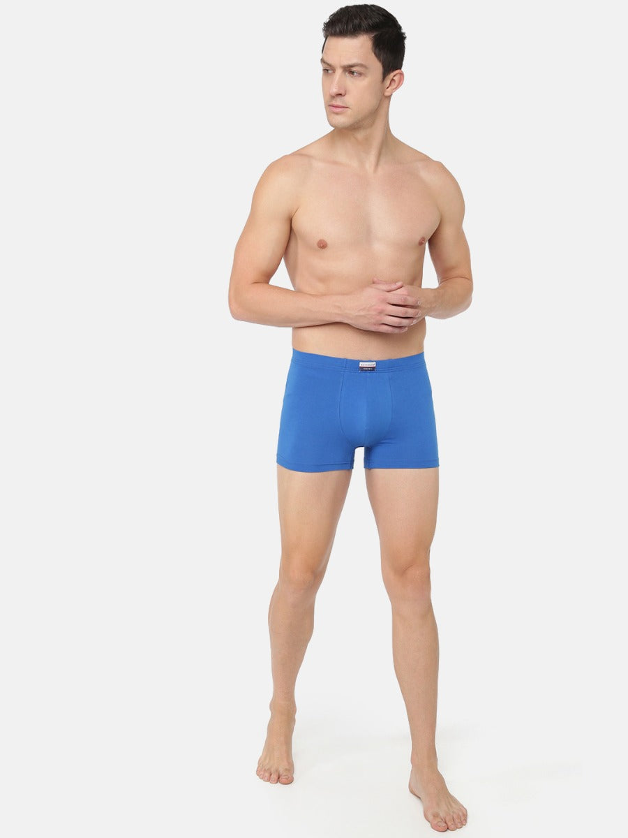 Men's Trunks in Cotton Stretch Breathable Fabric with Elastic Waistband for Added Comfort | INS206
