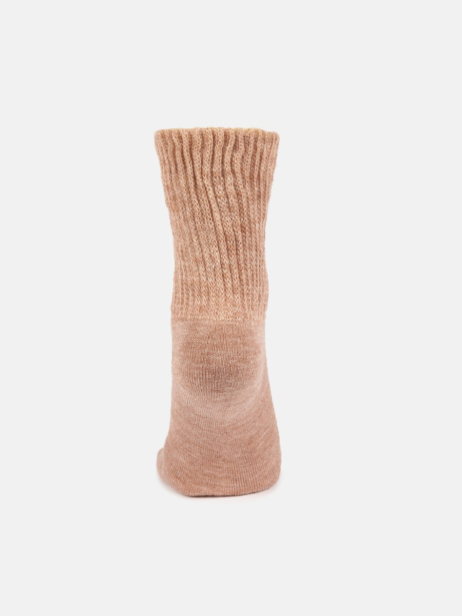 Plain Terry Thumb Woolen Socks | MW9900