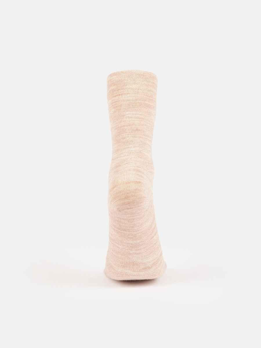 Plain Thumb Non Terry Woolen Socks | MW9700
