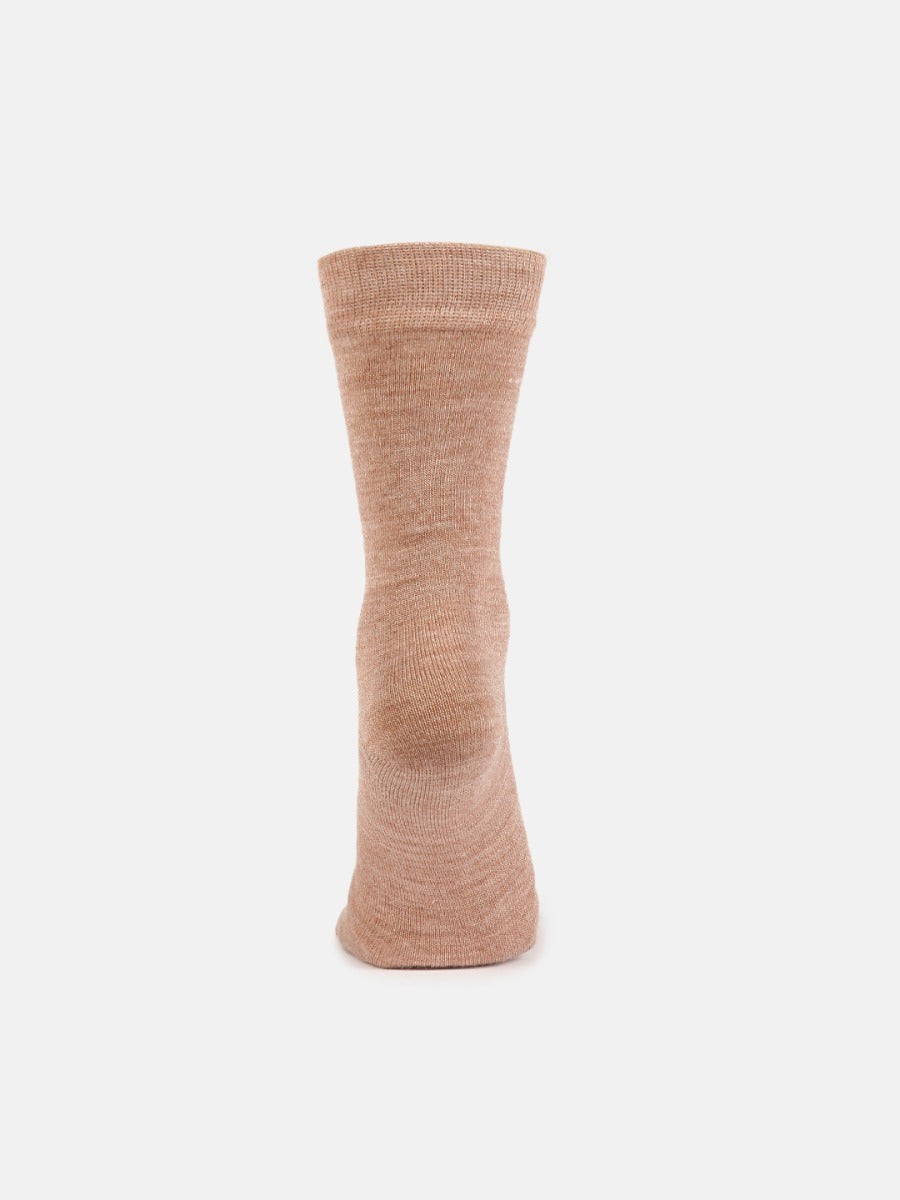 Plain Thumb Non Terry Woolen Socks | MW9700