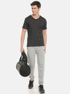 Men’s T-shirts Cotton-Rich Half Sleeve V-Neck Athleisure Wear with Anti-Sag Collar, Relaxed Fit and Everyday Wearability | MS262