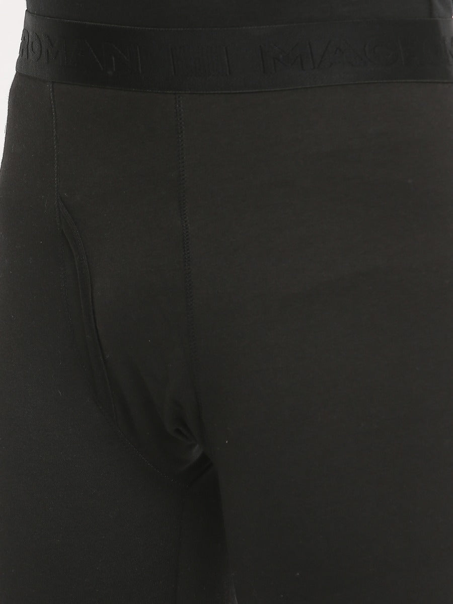 Men's Thermal Trousers Ultra-Soft Cotton Rich Fabric in Outer Elastic Full Length  with Stay Warm Tech | M1011