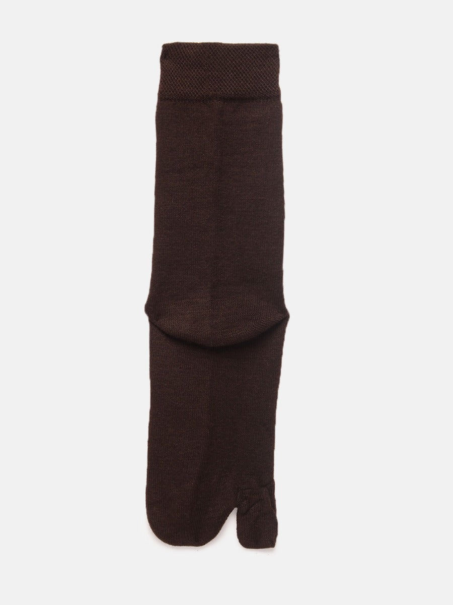 Plain Thumb Non Terry Woolen Socks | MW9700