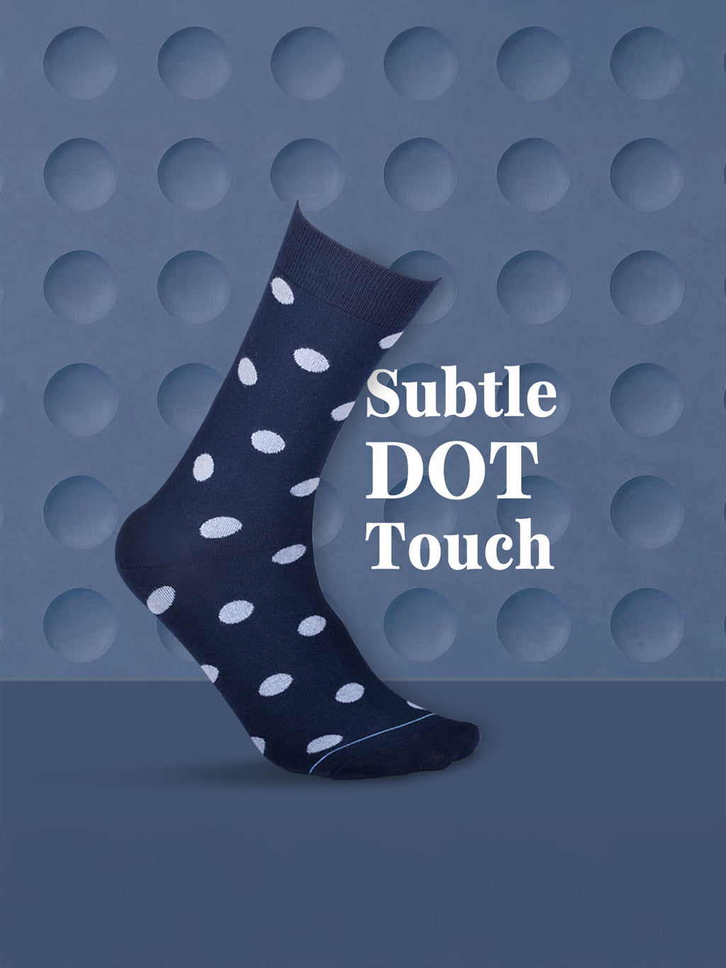 Socks Sutra Men’s Crew/Calf Length Socks (Pack of 3) | Cotton Spandex, Stretch-Fit, Reinforced Heel & Toe | MM3029