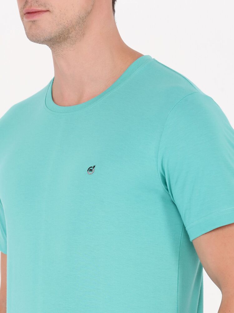 Macroman M-Series Men’s Smartz Basics T-Shirt in Cotton Rich Single Jersey Fabric, Crew Neck Half Sleeve Style | M9000HS