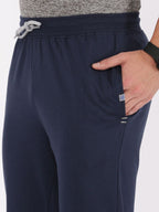 Men's Joggers Cotton Rich Fabric Slim Fit, Zip Pocket, and Elastic Waistband for Better Grip | MB033