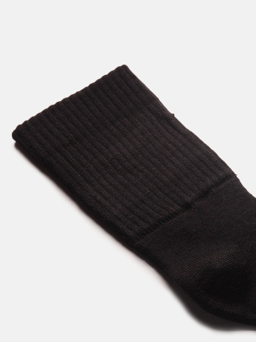 Plain Terry Thumb Woolen Socks | MW9900