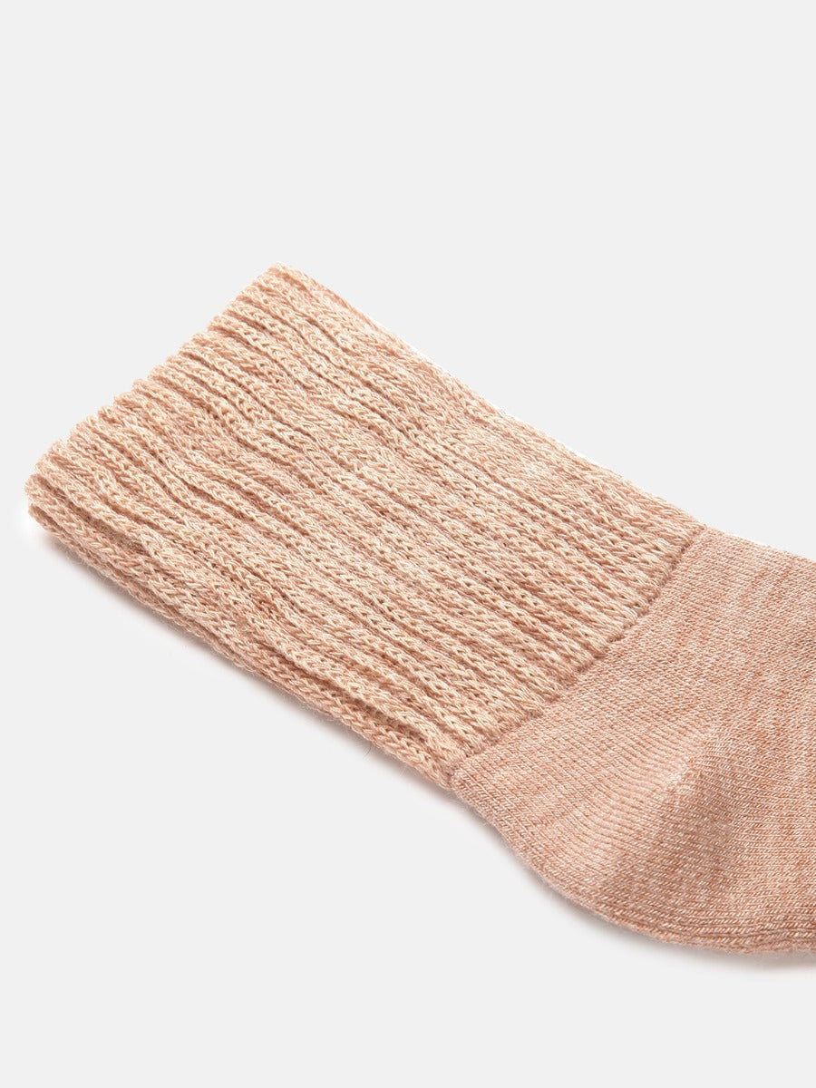 Plain Terry Thumb Woolen Socks | MW9900