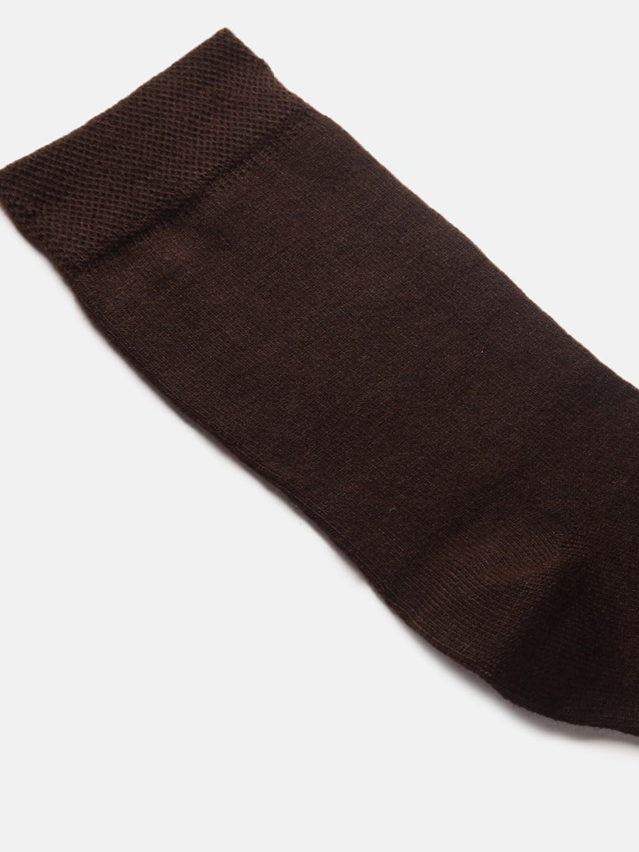 Plain Thumb Non Terry Woolen Socks | MW9700