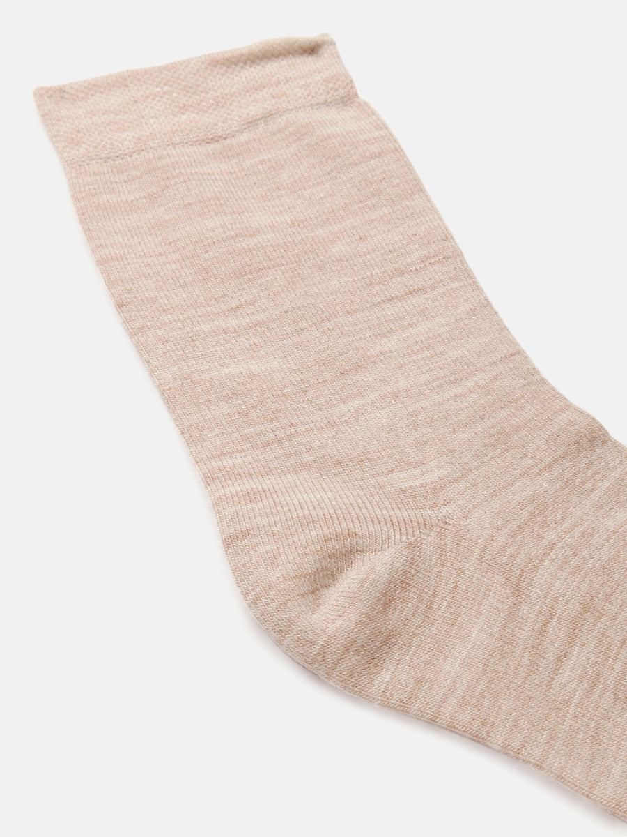 Plain Thumb Non Terry Woolen Socks | MW9700