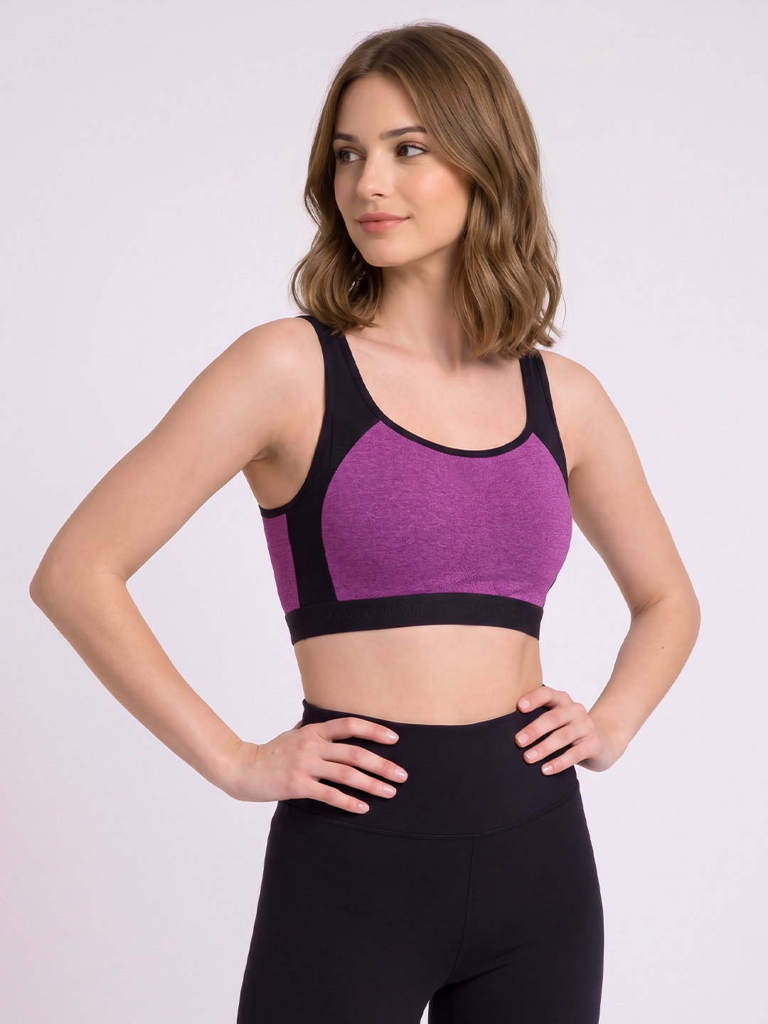 Black / Purple Melange