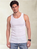 Men's Vests Combed Cotton Seamless Fit Classic Cut For Perfect Comfort (Pack Of 2) | MB001