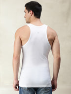 Men's Vests Combed Cotton Seamless Fit Classic Cut For Perfect Comfort (Pack Of 2) | MB001