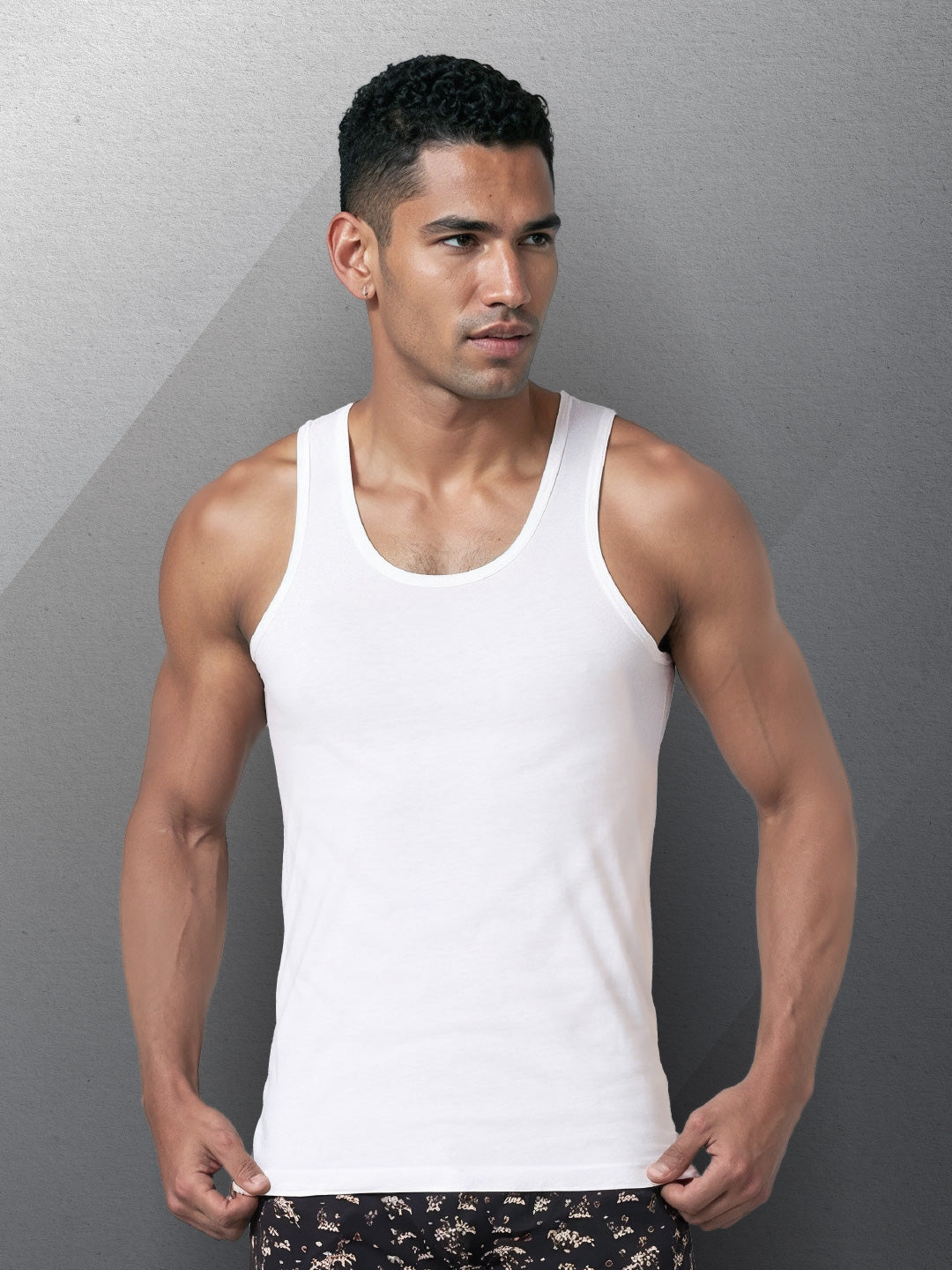 Men's Vests in Modal & Supima Cotton with Cool Touch, Stretch Fit, Shape Retention, and Odor Control | MMS8101