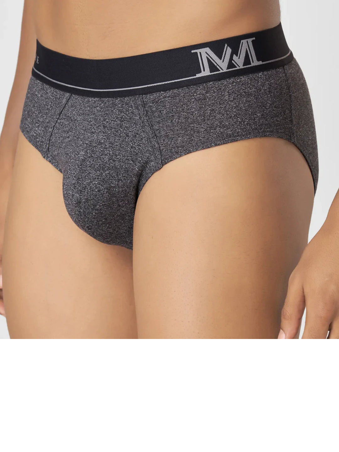 Men's Solid Briefs in Cotton Polyester Blend with Stretch Fit, Cool Touch and  Ultra Soft Waistband | MMS8221