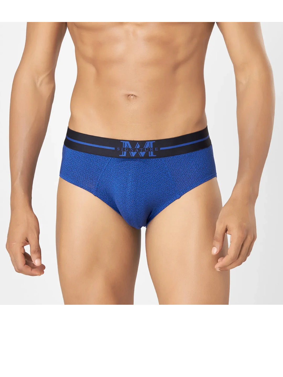 Men's Printed Briefs in Modal & Spandex Blend with  Stretch Fit Cool Touch and Ultra Soft Waistband | MMS8521